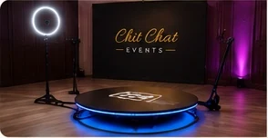 360 video booth setup